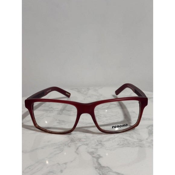 Renoma R1052 Eyeglass Frames Red Gradient 54-19-138 Patented Design main image 4